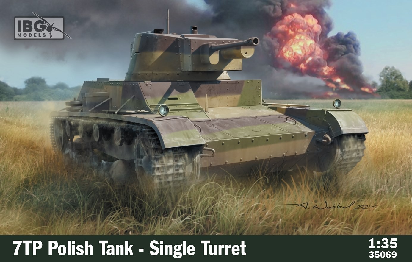 7TP Polish Tank - Single Turret