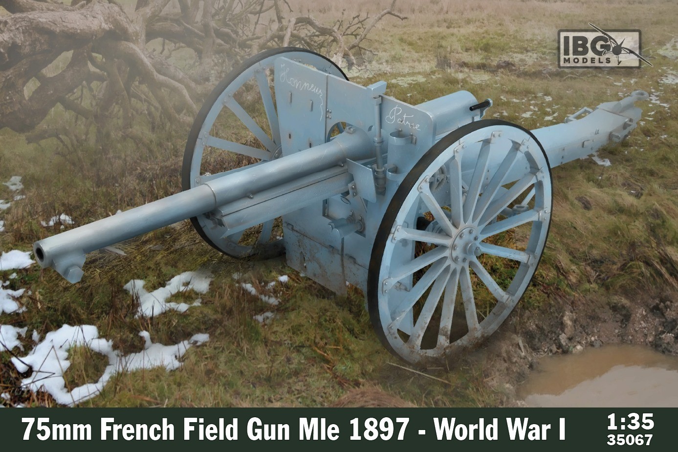 75mm French Field Gun Mle 1897 - World War I