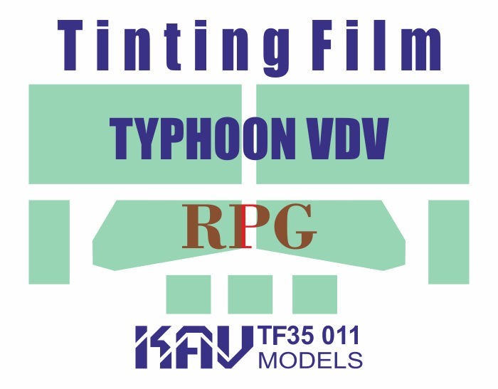 Tinting Film for RPG Typhoon VDV