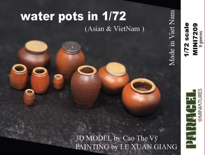 MINI7209 Water Pots in 1/72