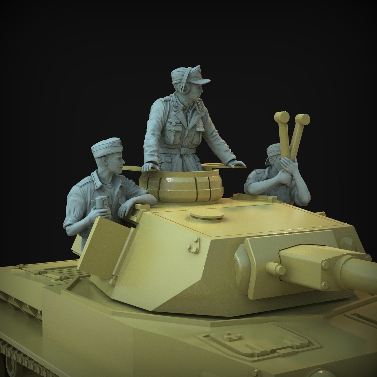 DAK turret set (PzIII & PzIV tanks)