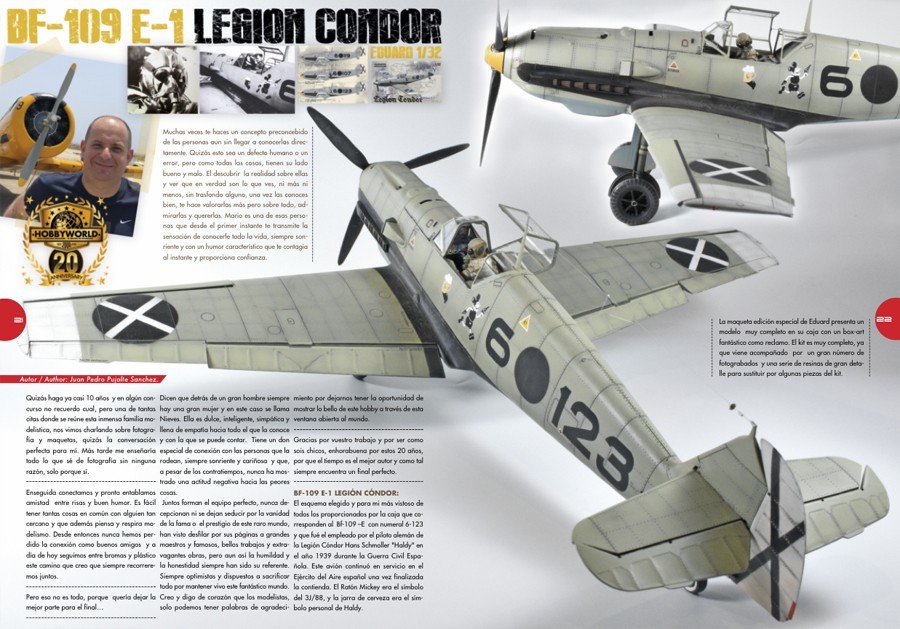 BF-109 E-1 Legion Condor at 1/32 by Juan Pedro Pujalte.