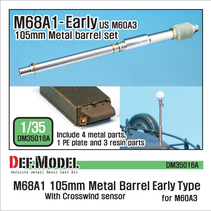 DM35016A - M68A1 Metal Barrel - Early Type (for M60A3)