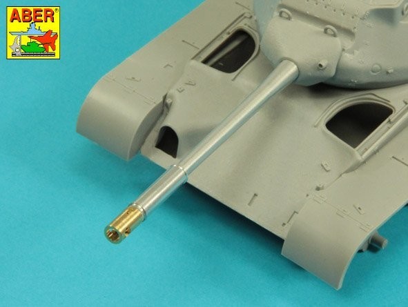 35 L-284  90mm M-36 Tank Barrel Cylindrical Muzzle Brake Without Mantlet Cover for U.S. M47 Patton (1/35)