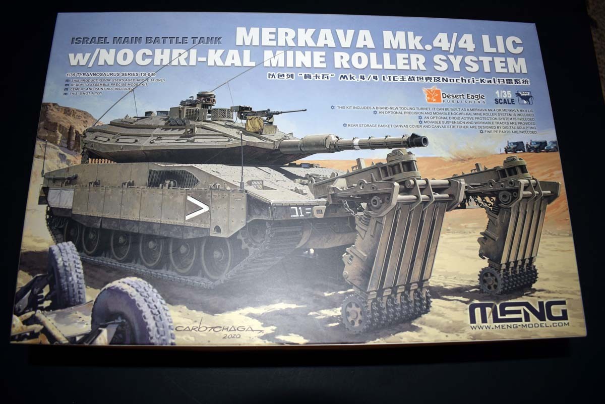 Meng 1/35 Israeli  Battle tank TS-049 Merkava MK.4/4LIC W/NOCHRI-KAL MINE ROLLER