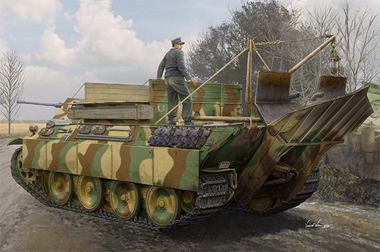 84553  German "Black Panther" Tank Repair Vehicle G Type