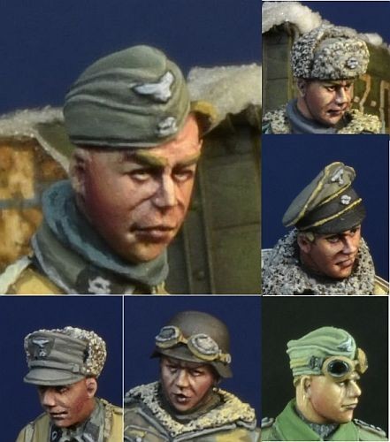 35189 – Waffen SS Head Set 1 (6 heads)
