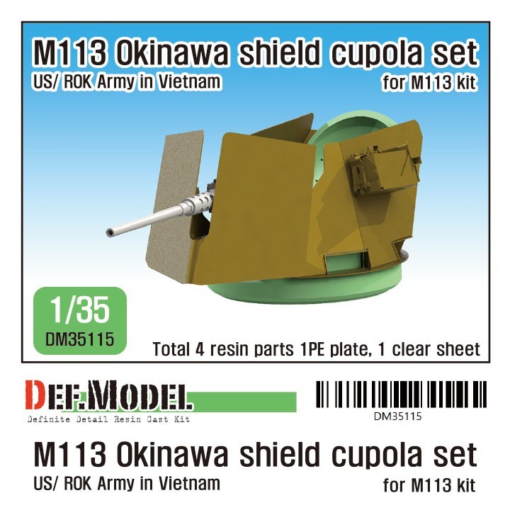 DM35115 M113 Okinawa shield cupola set in Vietnam war