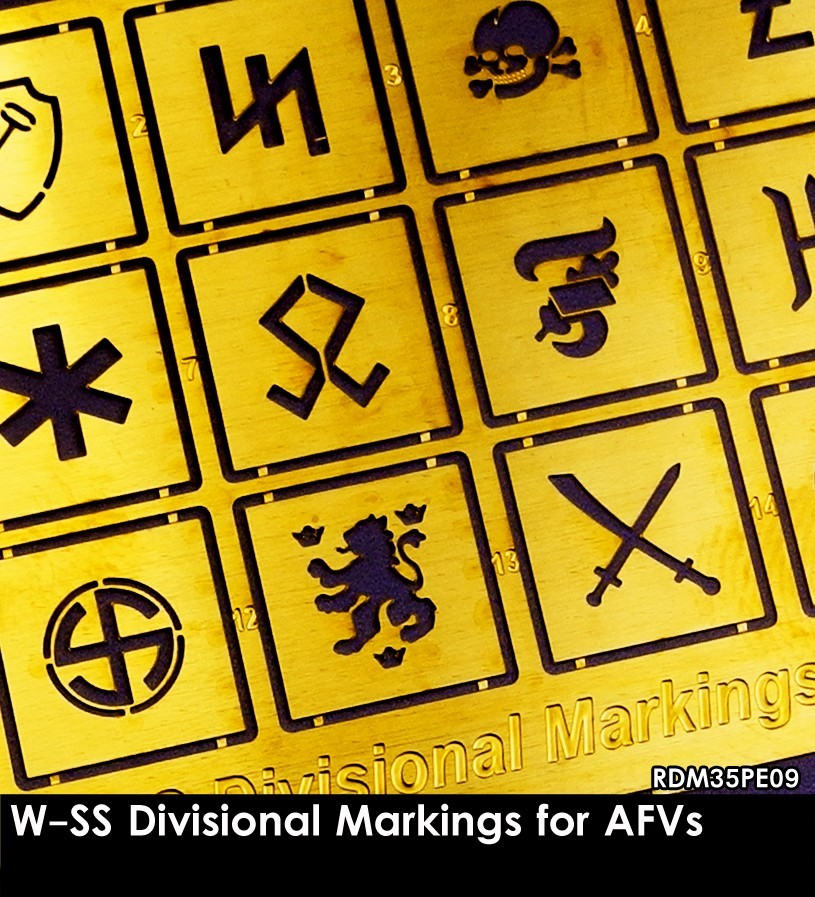 RDM35PE09 W-SS Divisional Markings  (1/35)