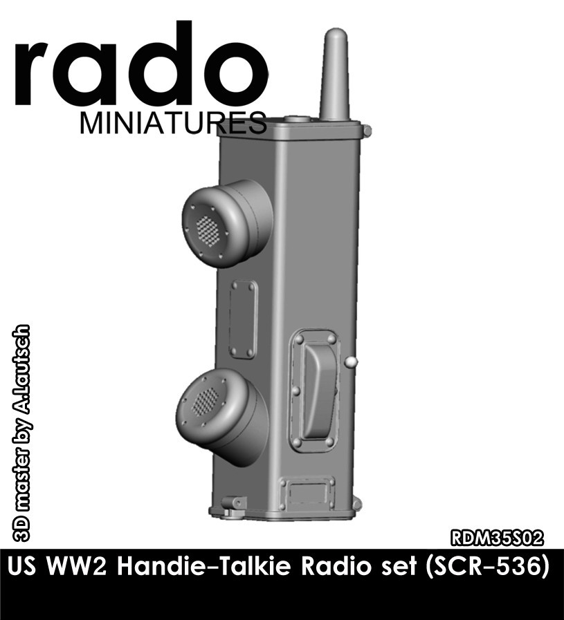 RDM35S02 US WW2 Handie-Talkie (SCR-536) Set (1/35)