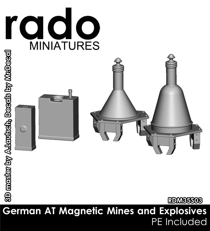 RDM35S03 German AT Magnetic Mines & Explosives (1/35)