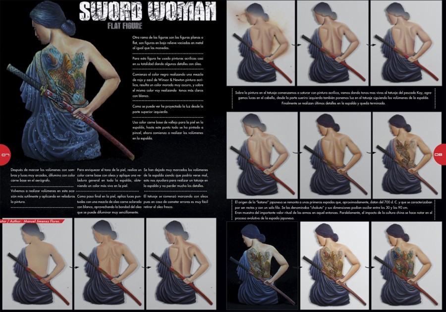 Sword woman, by Manuel Jimenez Flores