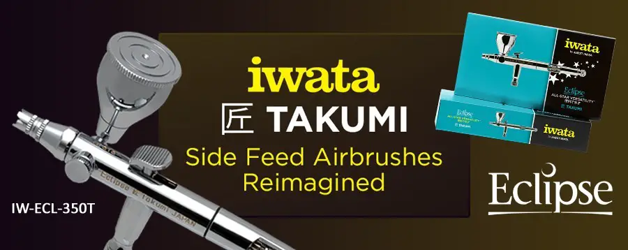 Iwata Eclipse Takumi Side Feed Airbrush 
