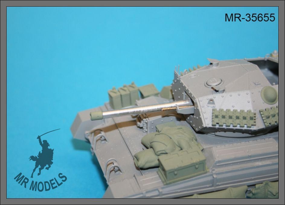 Gun barrel L/43 57mm (6 pdr.) Mk. III Crusader III