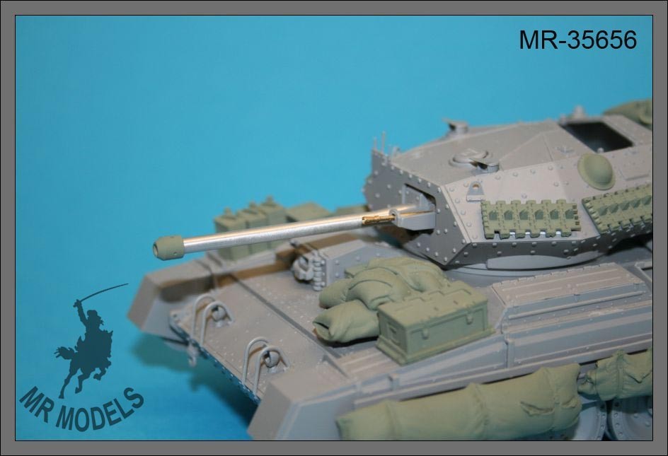 Gun barrel L/43 57mm (6 pdr.) Mk. V Crusader II