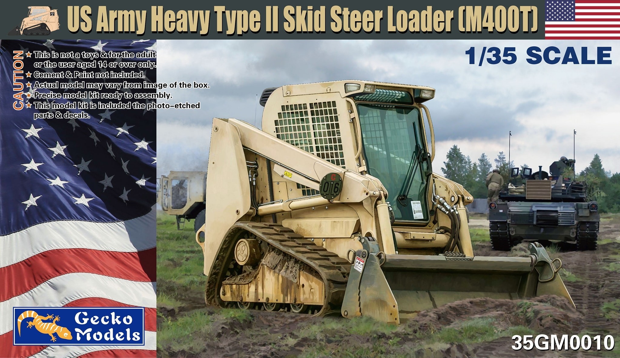 35GM0010 - US Army Heavy Type II Skid Steer Loader (M400T)