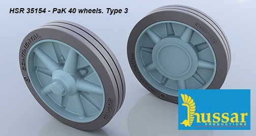 HSR 35154 - PaK 40 Wheels. Type 3