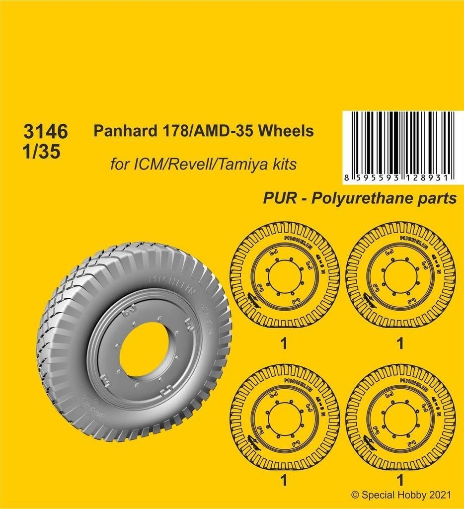 Panhard 178/AMD-35 Wheels