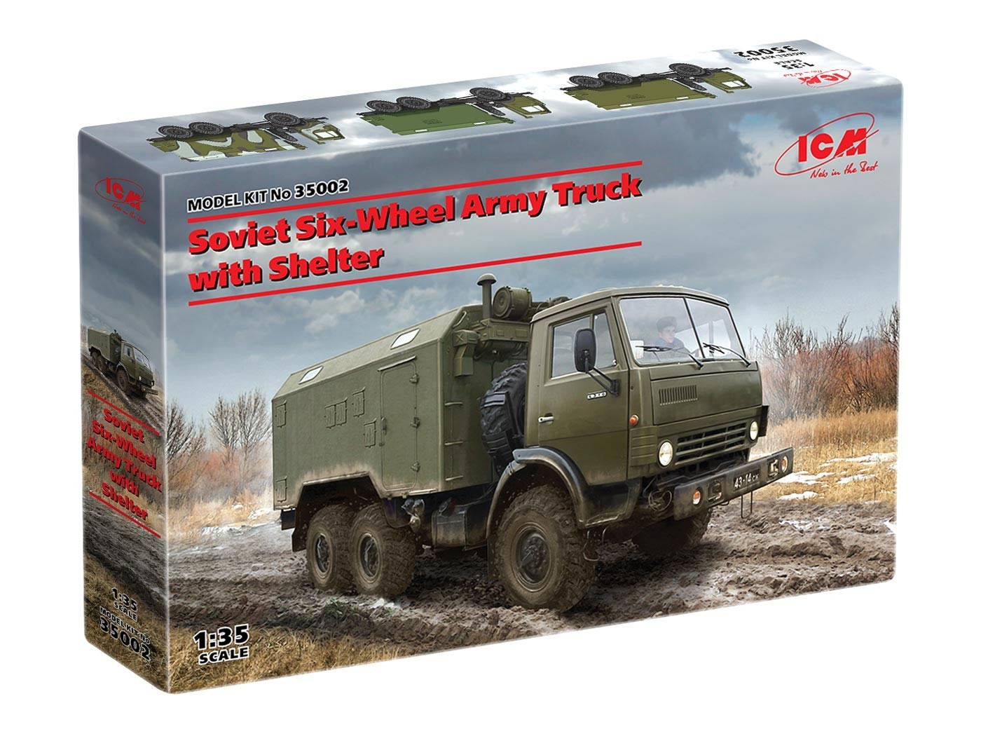 Soviet Six-Wheel Army Truck with Shelter