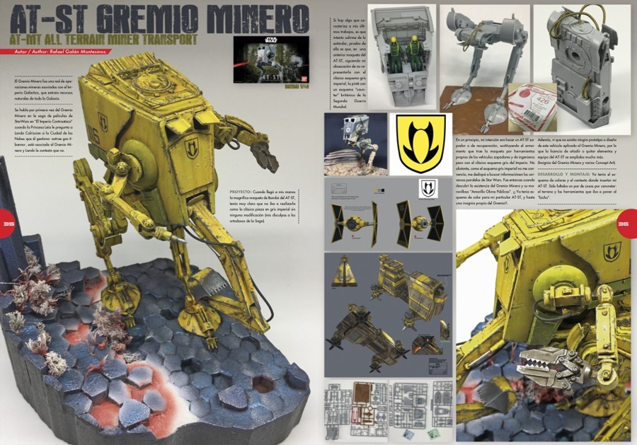 AT-ST All Terrain Miner Transport by Galán Montesinos.
