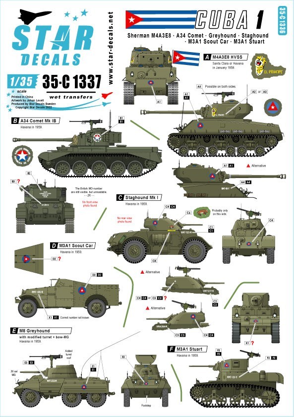 35-C1337 Tanks & AFVs in Cuba # 1