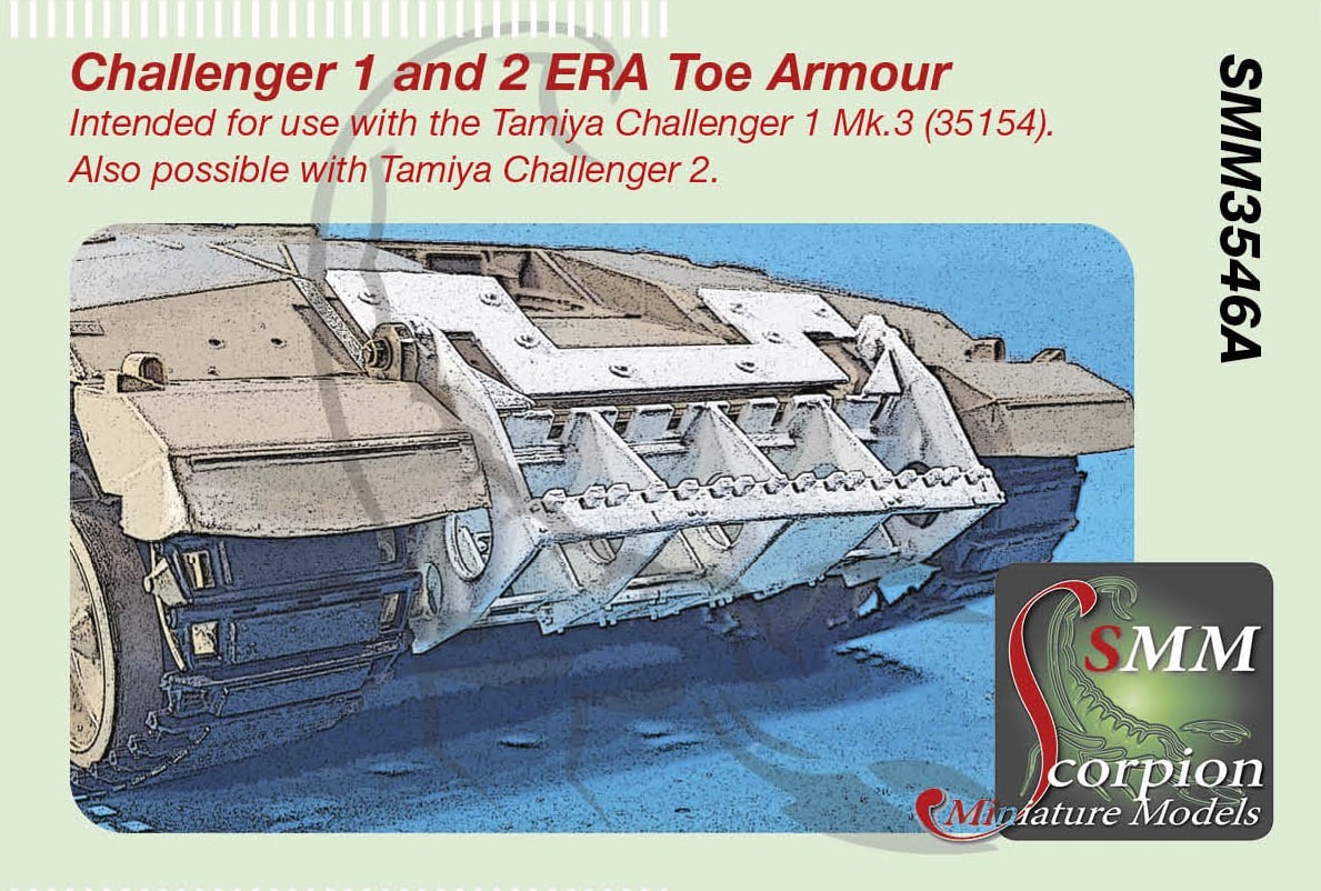 SMM3546A Challenger 1 and 2 ERA Toe Armour