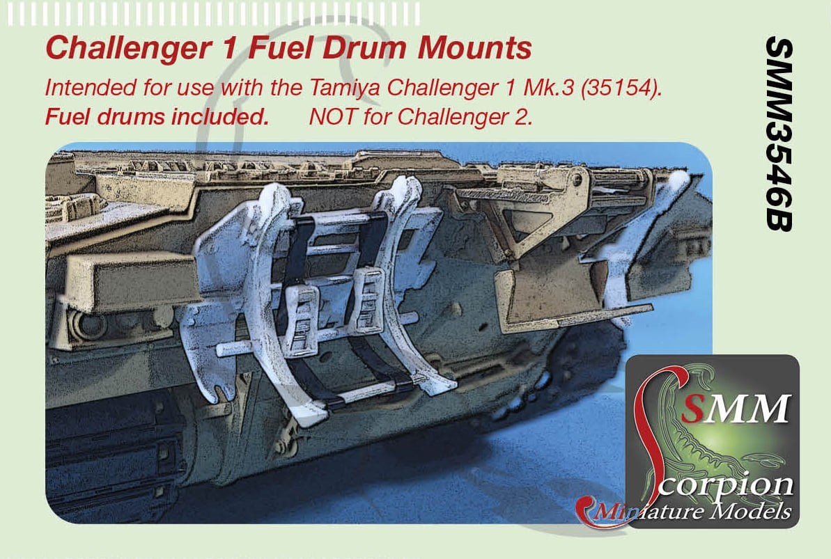 SMM3546B Challenger 1 Fuel Drum Mounts