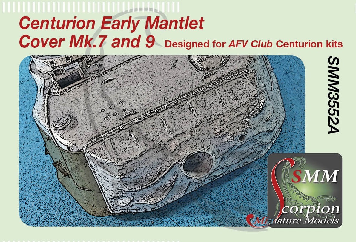 SMM3552A Centurion Early Mantlet Cover Mk.7 and 9