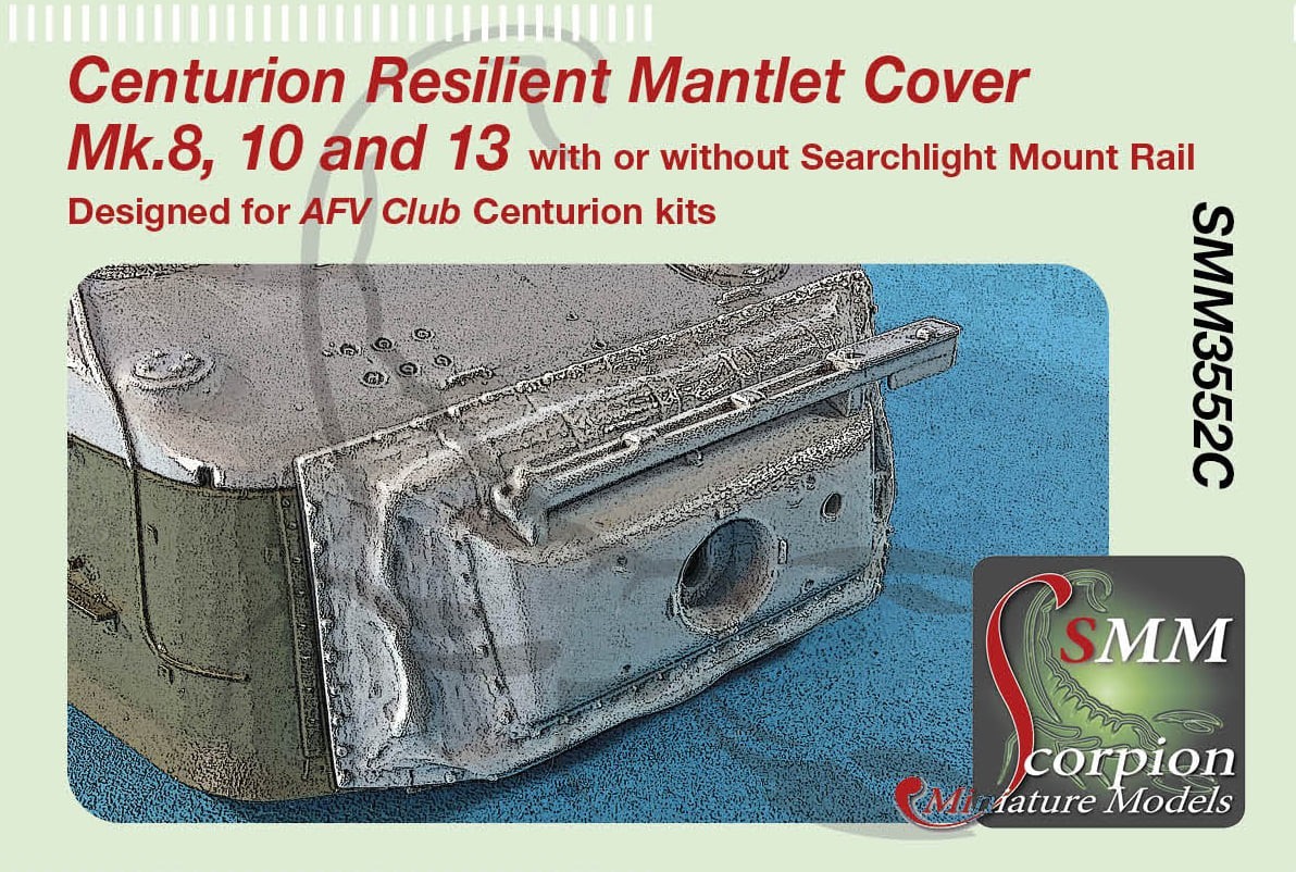 SMM3552C Centurion Resilient Mantlet Cover Mk.8, 10, and 13
