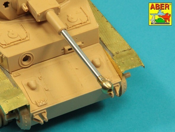 35 L-322   75mm Barrel for KwK40L/43 with Single Baffle Muzzle Brake for Pz.Kpfw.VI, Ausf.G - Early [1/35]