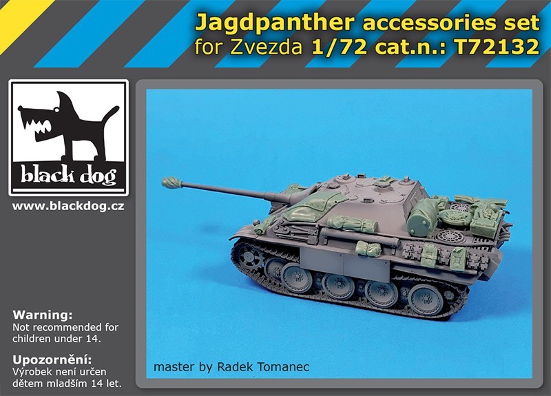 1/72 Jagdpanther accessories set for Zvezda