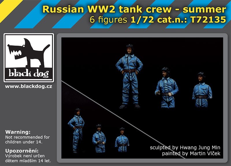 1/72 Russian WW II tank crew summer