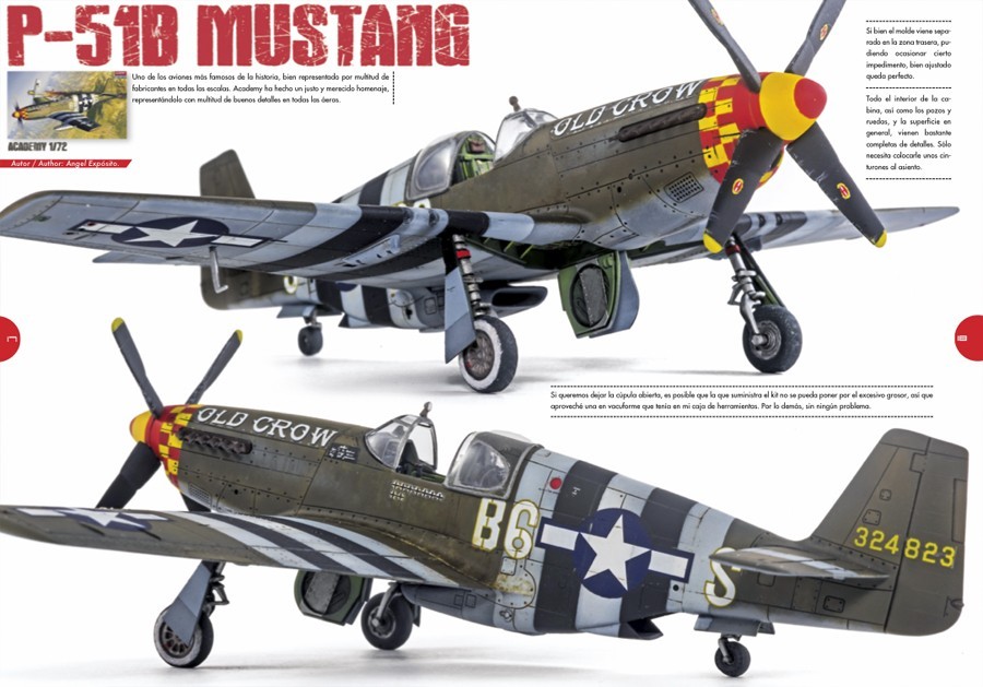 P-51B Mustang at 1/72 by  Angel Expósito