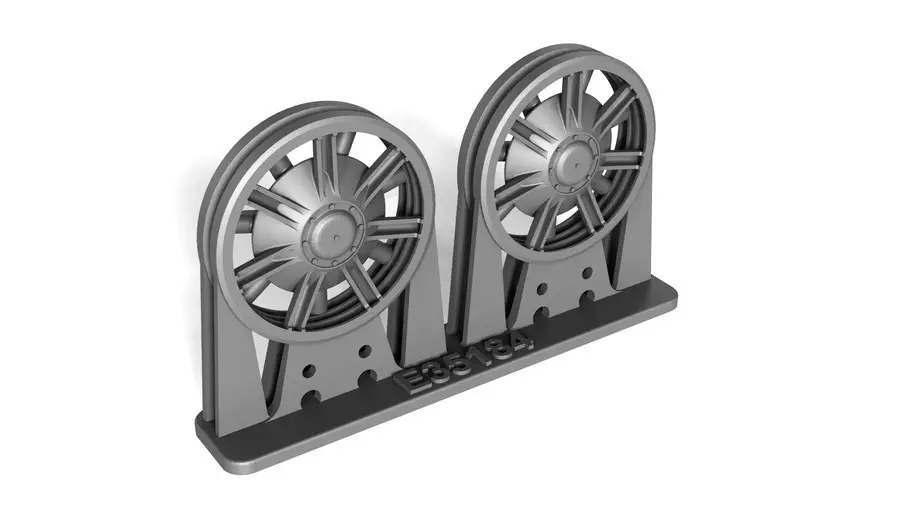E35184 Pz.IV family idler wheels set late, casted with casting number, for one vehicle