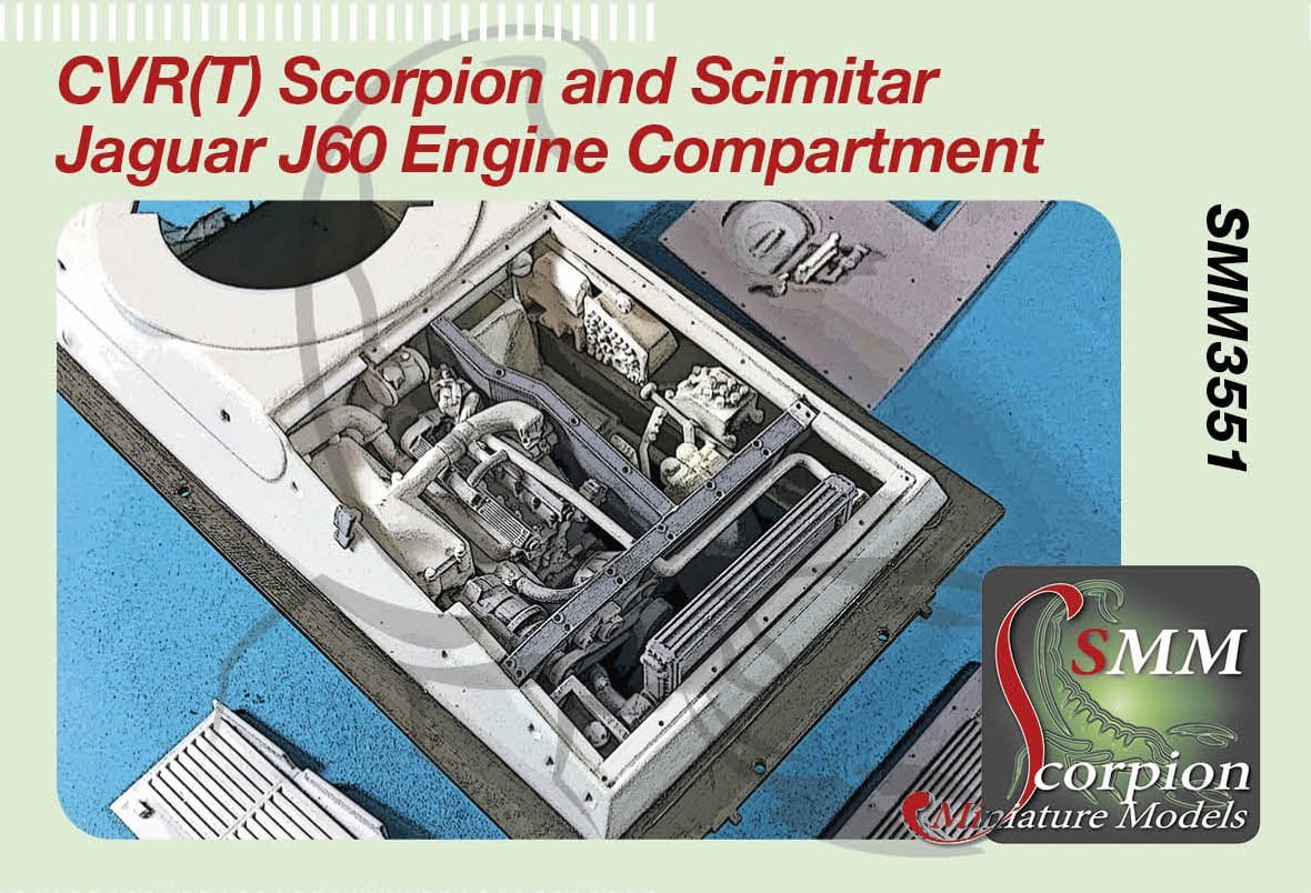 SMM3551 CVR(t) Scorpion and Scimitar Jaguar J60 Engine Compartment