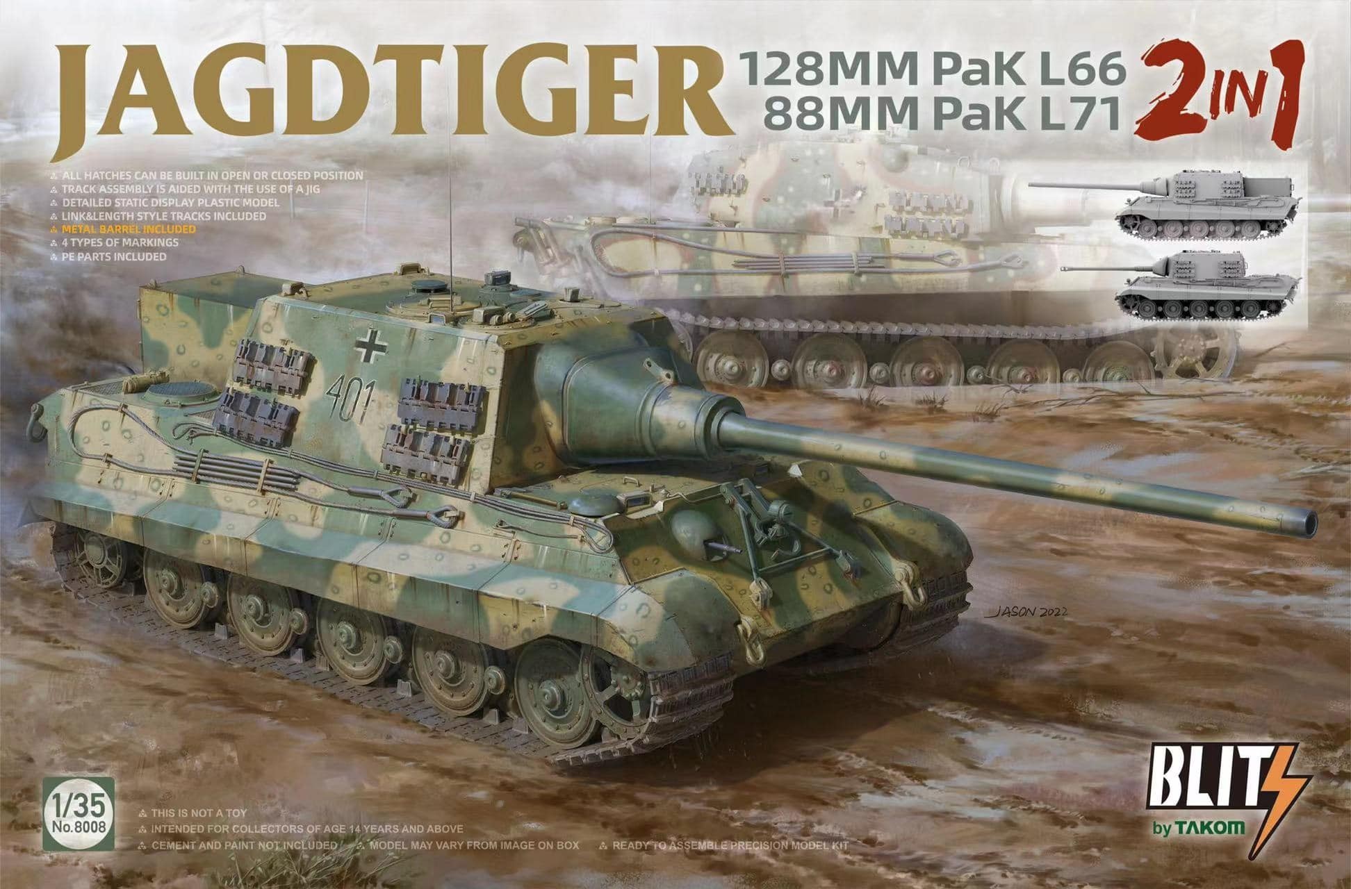 8008 - Jagdtiger 2 in 1