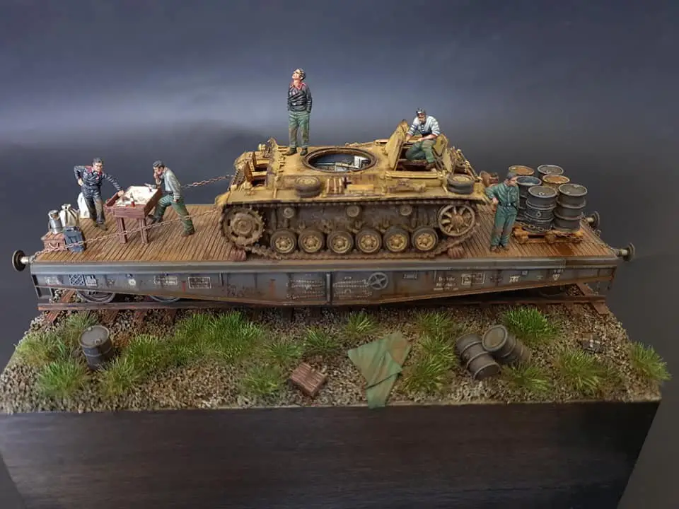T-80 diorama - Dioramas - KitMaker Network