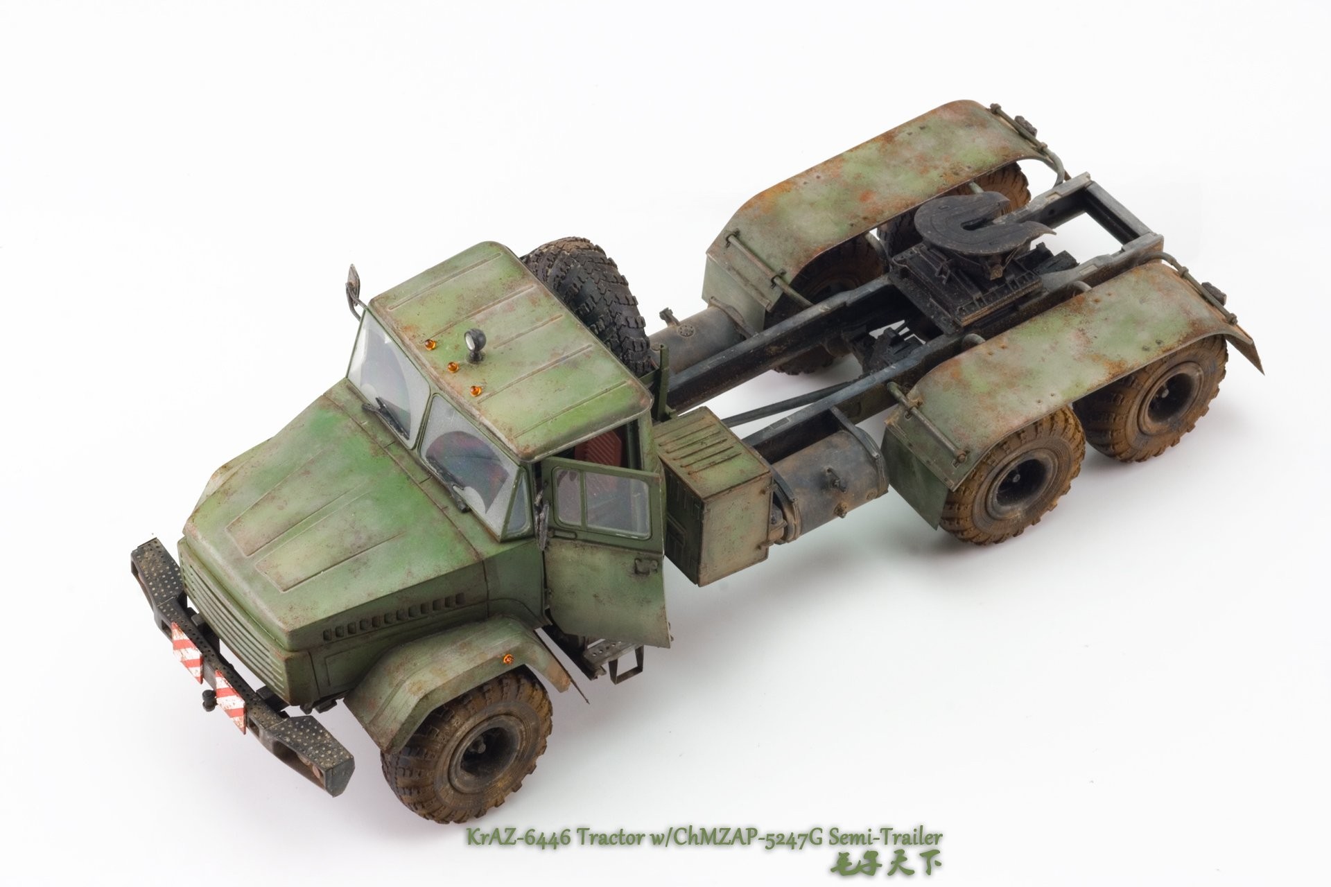 KrAZ 6446 Tractor w/ChMZAP-5247G Semi - Trailer 'Inspirations' by 