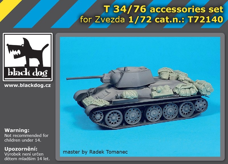 T 34/76 accesories set    for Zvezda