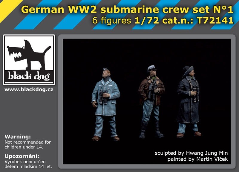 German WW II submarine crew  set N°1