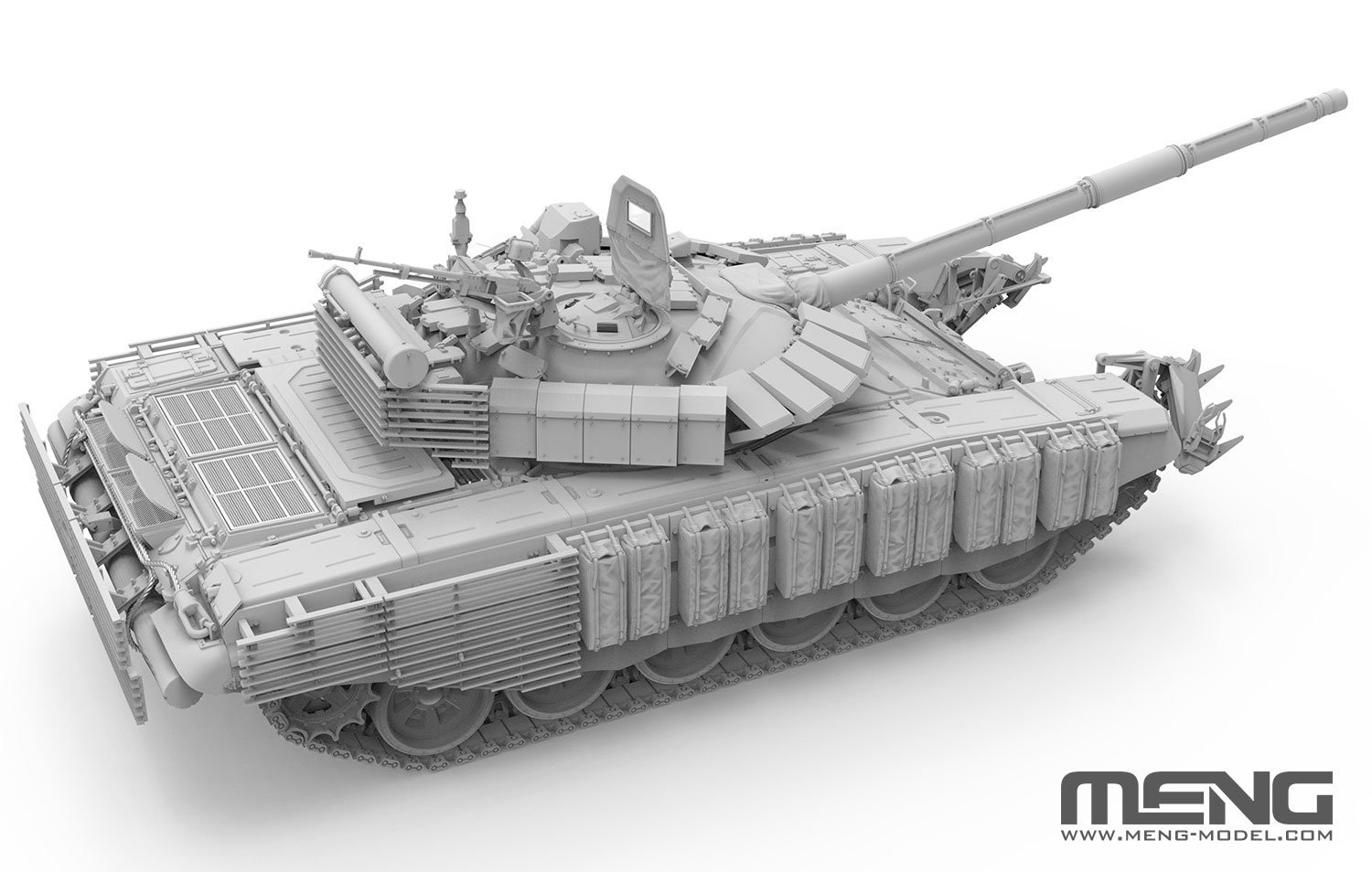 T-72B3M w/ KMT-8 Mine Clearing System from Meng | Armorama™