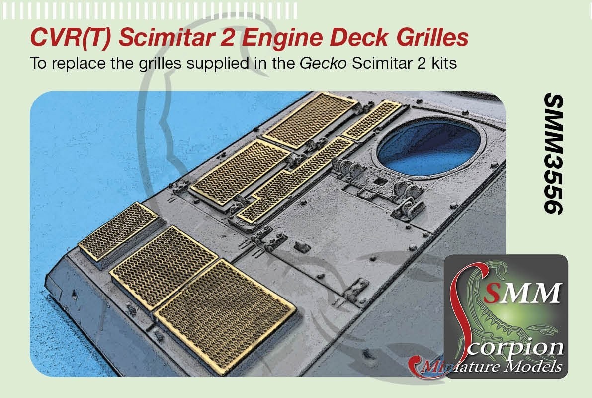 SMM3556 CVR(T) Scimitar 2 Engine Deck Grilles