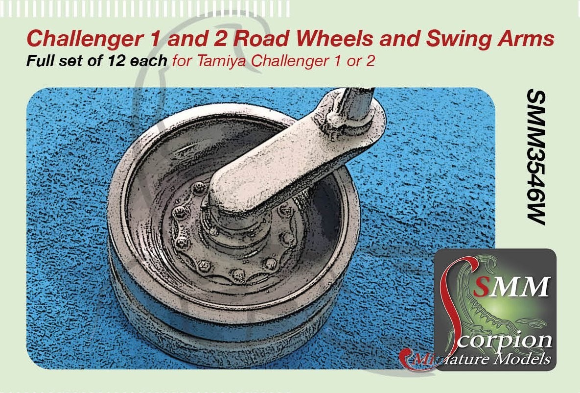 SMM3546W Challenger 1 or 2 Road Wheels and Swing Arms