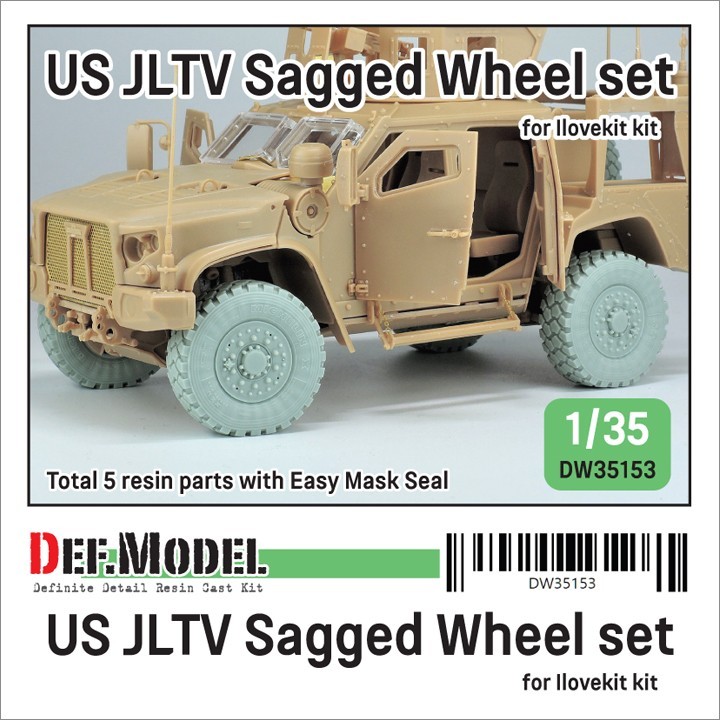 DW35153 US JLTV Sagged Wheel Set