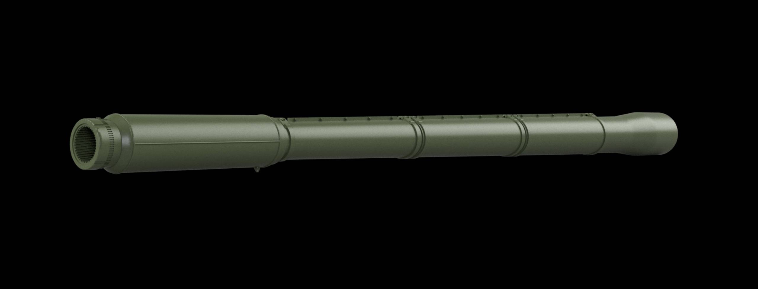 GB35-110 D-10T2S Gun barrel with thermak sleeve for T-55 MBT
