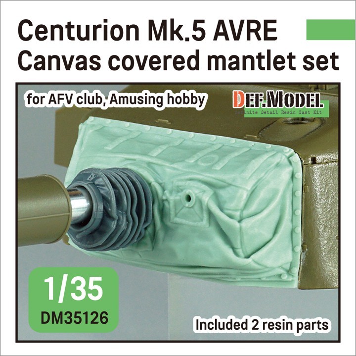 DM35126 Centurion Mk.5 AVRE Canvas covered mantlet set