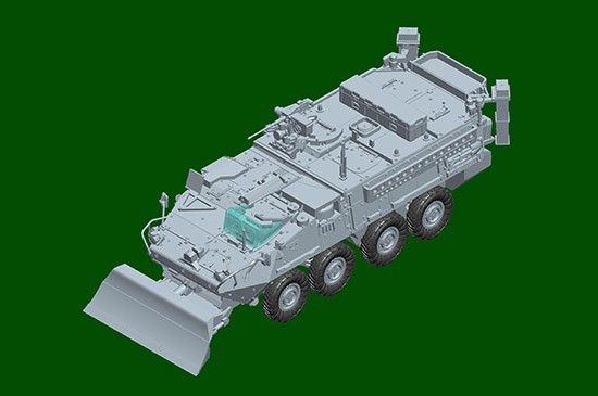 #07246 M1132 Stryker Engineer Squad Vehicle w/LWMR-Mine Roller/SOB    Scale: 1:72
