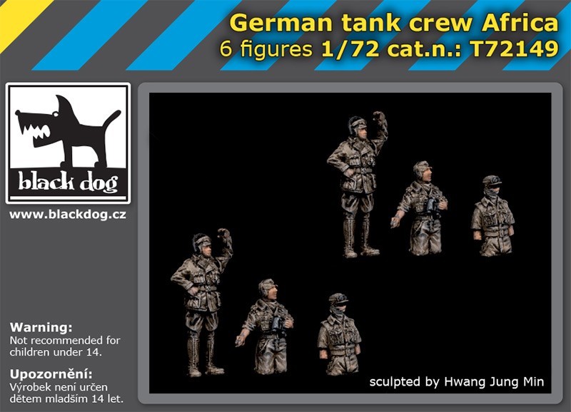 1/72German tank crew Africa