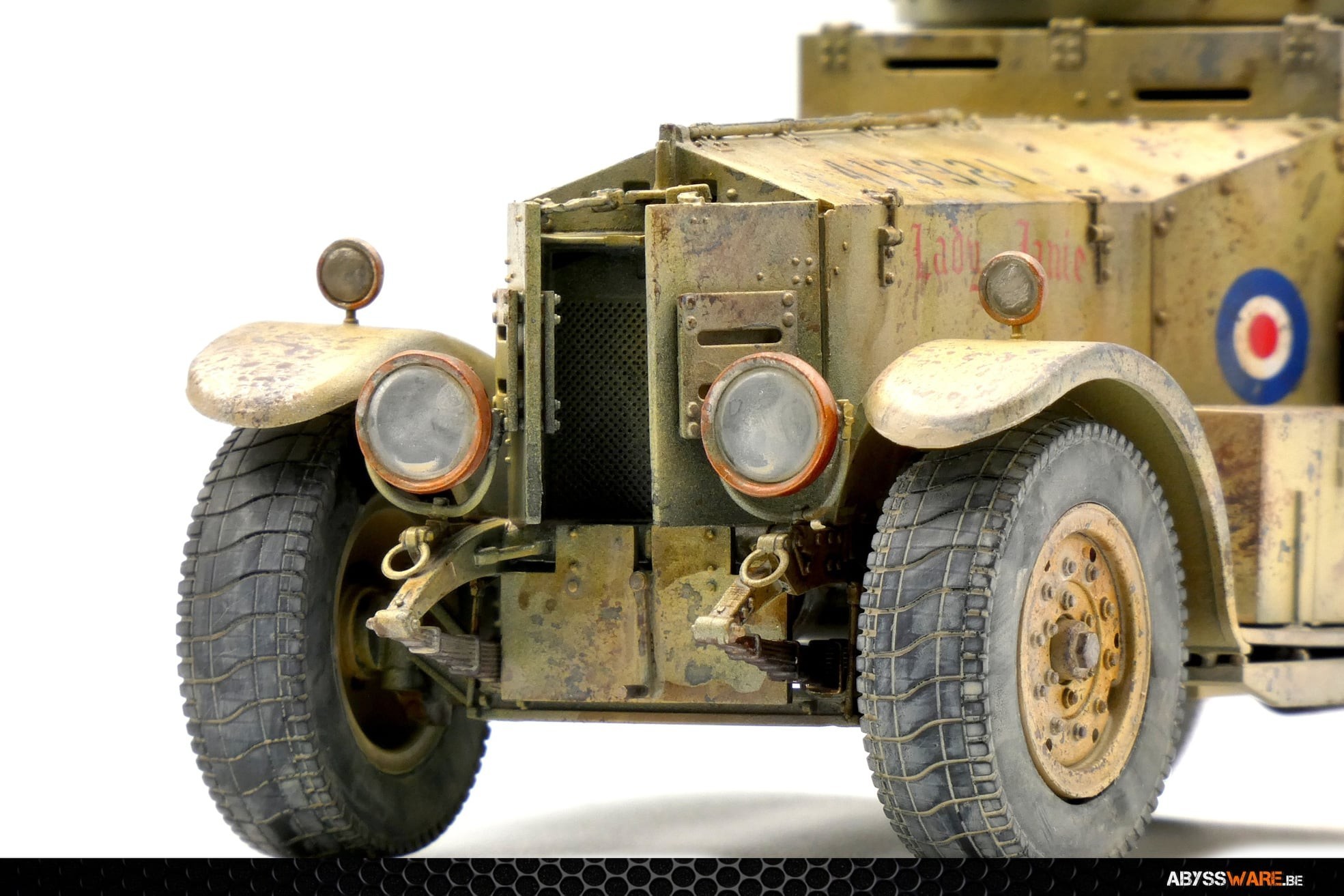 Petes Model World  Meng Rolls Royce Armoured Car Finished