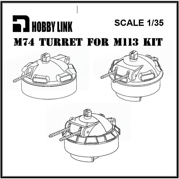 M113 M74 turret 3 in 1 kit